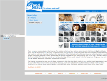 Tablet Screenshot of bigbranddeals.com